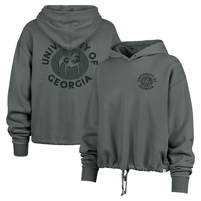 Women's '47 Gray Georgia Bulldogs Luminance Dot Venice Pullover Hoodie