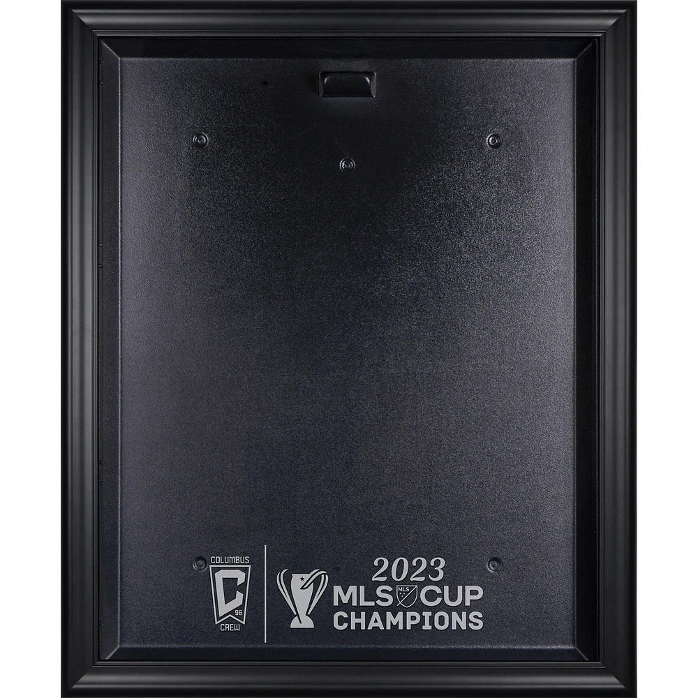 Columbus Crew 2023 MLS Cup Champions Black Framed Team Logo Jersey Display Case