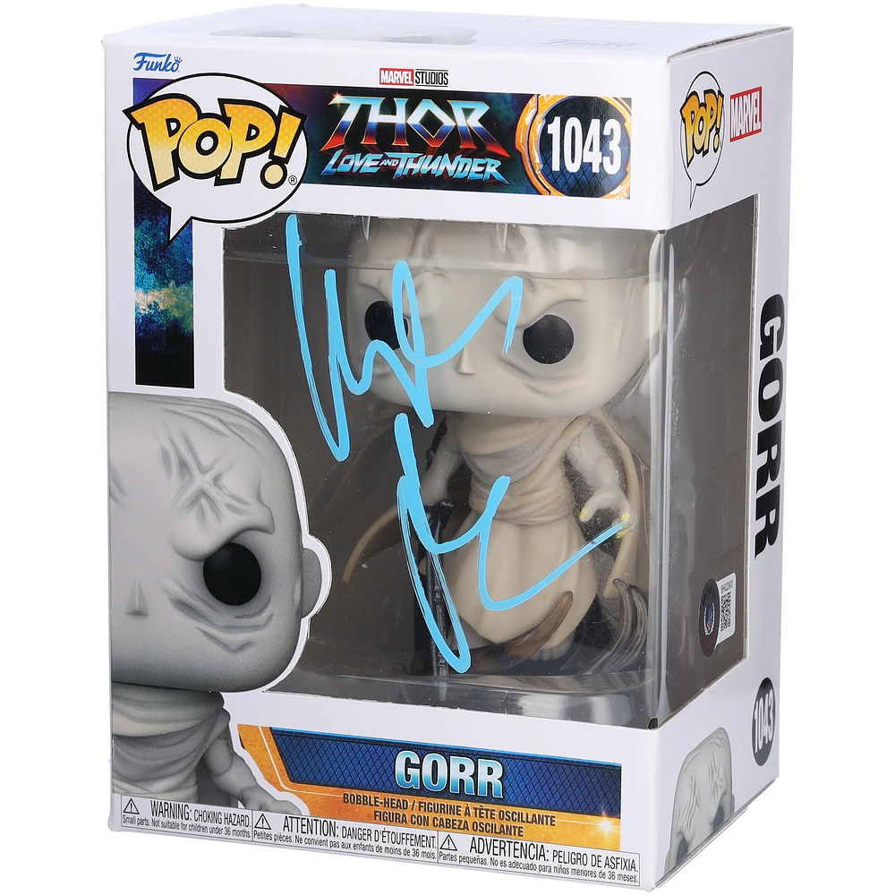 Christian Bale Thor: Love and Thunder Autographed Gorr #1043 Funko Pop! - Signed in Blue Ink - BAS