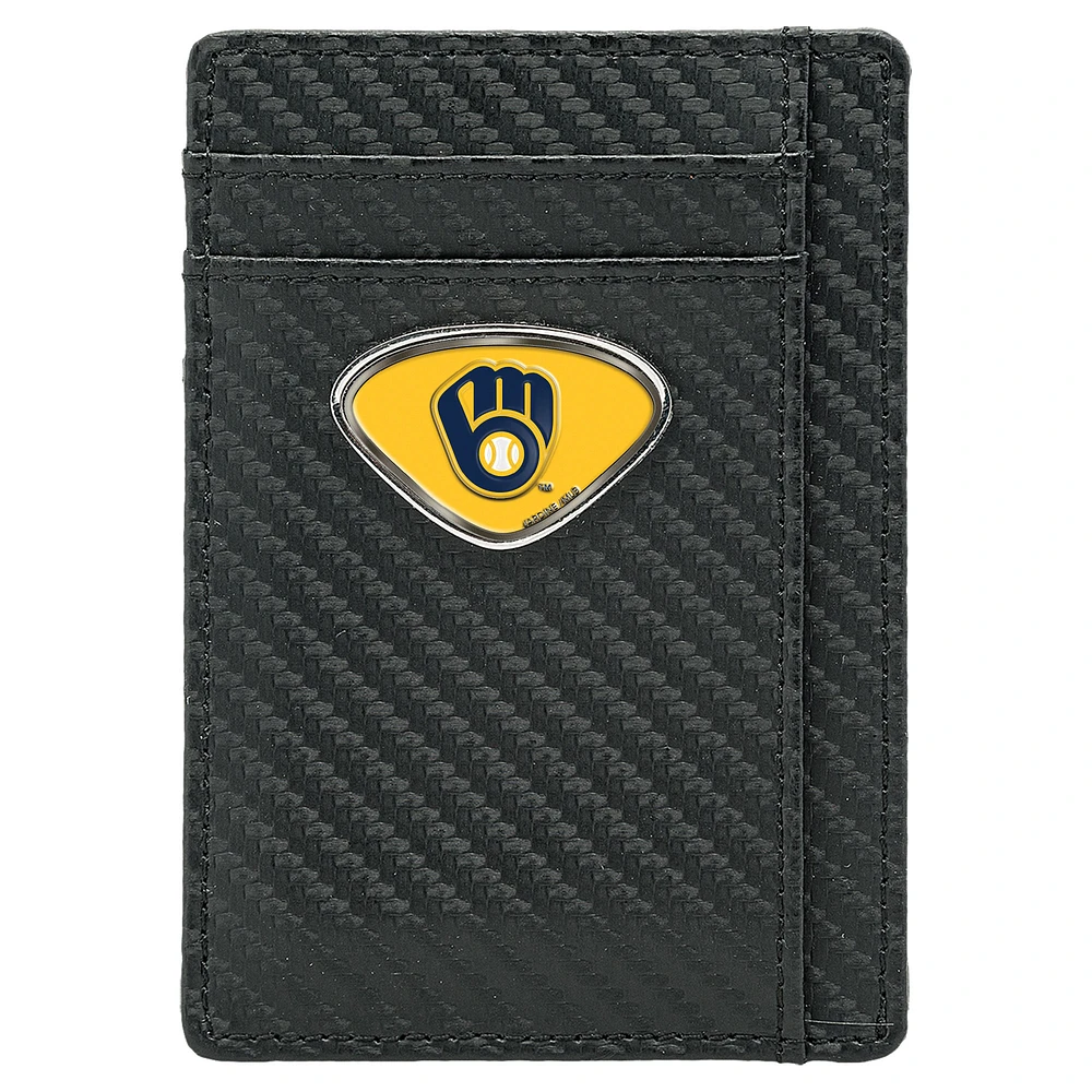 Men's Black Milwaukee Brewers RFID Wallet
