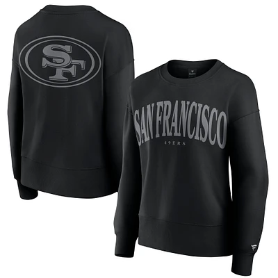 Women's Fanatics Black San Francisco 49ers Elements Pullover Sweatshirt