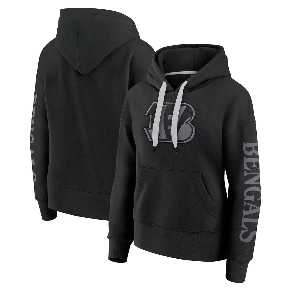 Women's Fanatics Black Cincinnati Bengals Elements Next Pullover Hoodie