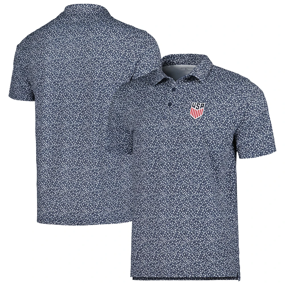 Men's Antigua Navy USMNT Terrace Polo