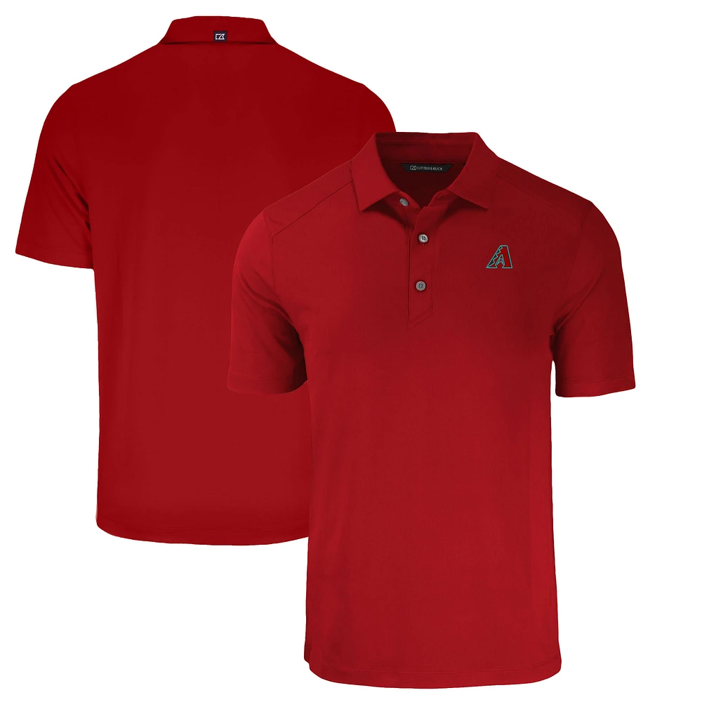 Men's Cutter & Buck Red Arizona Diamondbacks Forge Eco Stretch Recycled Polo