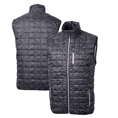 Men's Cutter & Buck Black Arizona Diamondbacks Rainier PrimaLoft Eco Insulated Full-Zip Puffer Vest
