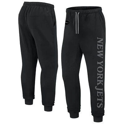 Unisex Fanatics Black New York Jets Elements Phenom Fleece Jogger Pants