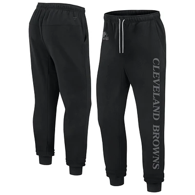 Unisex Fanatics Black Cleveland Browns Elements Phenom Fleece Jogger Pants
