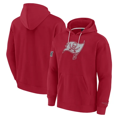 Men's Fanatics Red Tampa Bay Buccaneers Elements Pace Pullover Hoodie