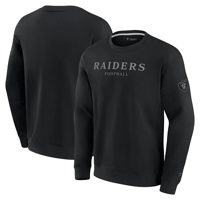 Unisex Fanatics Black Las Vegas Raiders Elements Unlimited Fleece Pullover Sweatshirt