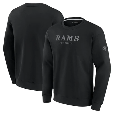 Unisex Fanatics Black Los Angeles Rams Elements Unlimited Fleece Pullover Sweatshirt