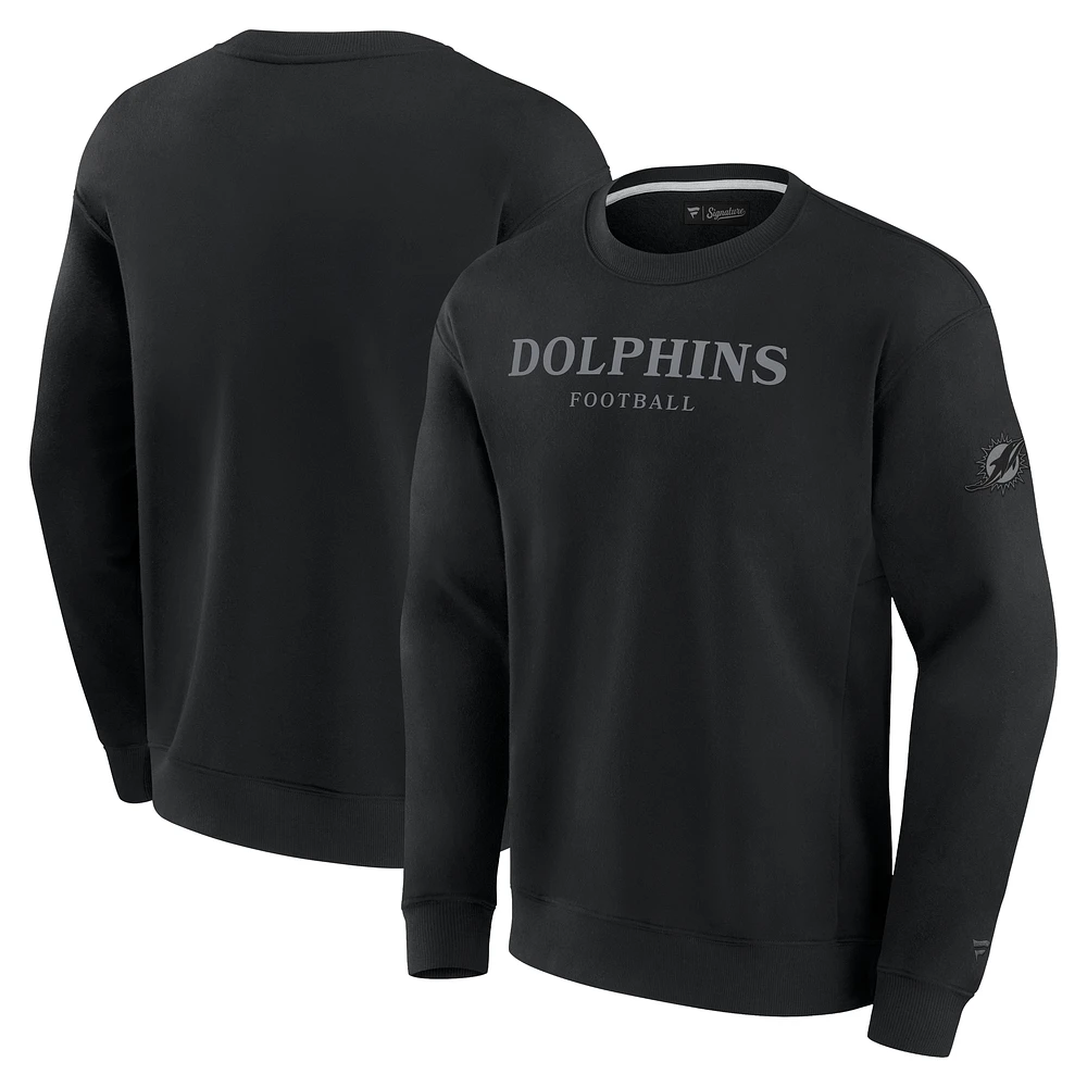 Unisex Fanatics Black Miami Dolphins Elements Unlimited Fleece Pullover Sweatshirt