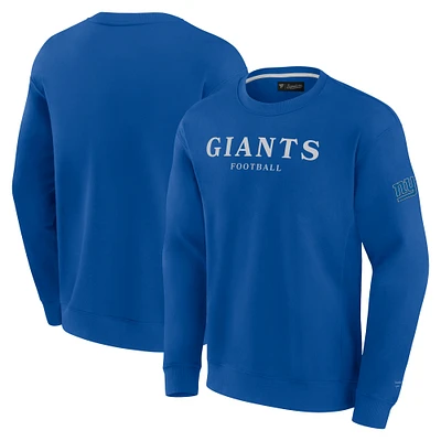 Unisex Fanatics Royal New York Giants Elements Unlimited Fleece Pullover Sweatshirt