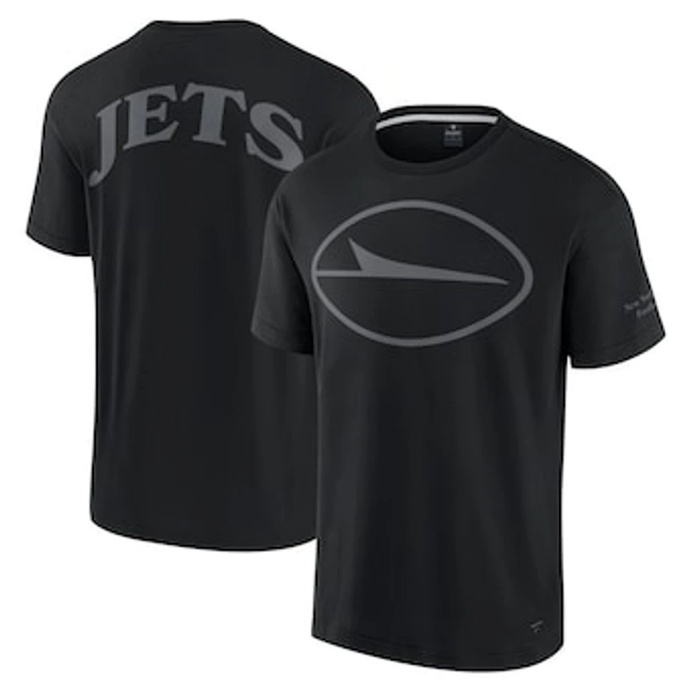 Unisex Fanatics Black New York Jets Elements Iconic T-Shirt