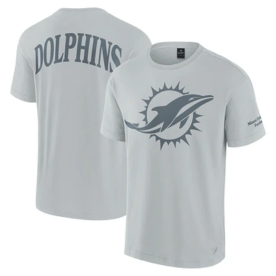 Unisex Fanatics Gray Miami Dolphins Elements Iconic T-Shirt