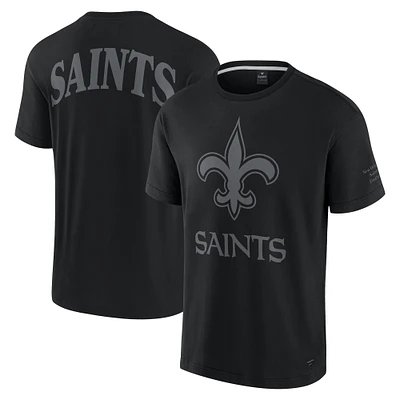 Unisex Fanatics Black New Orleans Saints Elements Iconic T-Shirt
