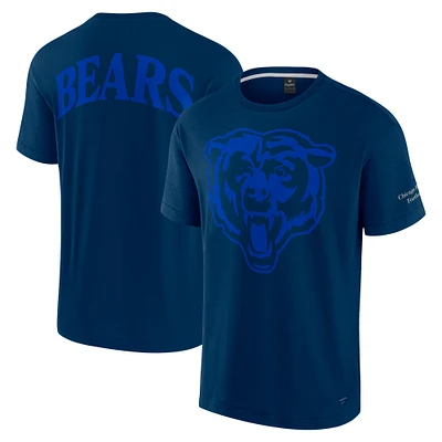 Unisex Fanatics Navy Chicago Bears Elements Iconic T-Shirt