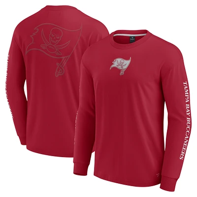 Unisex Fanatics Red Tampa Bay Buccaneers Elements Strive Long Sleeve T-Shirt