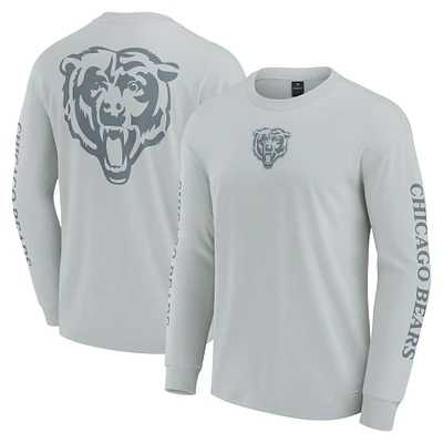 Unisex Fanatics Gray Chicago Bears Elements Strive Long Sleeve T-Shirt