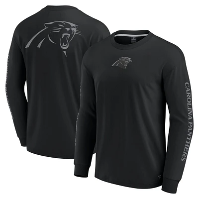 Unisex Fanatics Black Carolina Panthers Elements Strive Long Sleeve T-Shirt