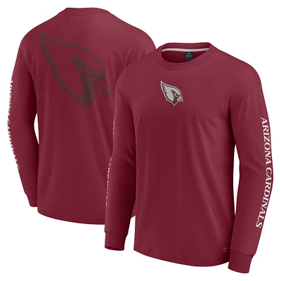 Unisex Fanatics Cardinal Arizona Cardinals Elements Strive Long Sleeve T-Shirt