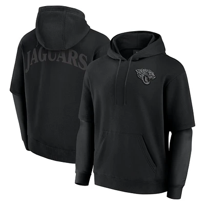 Unisex Fanatics Black Jacksonville Jaguars Sleek Elements Pullover Hoodie