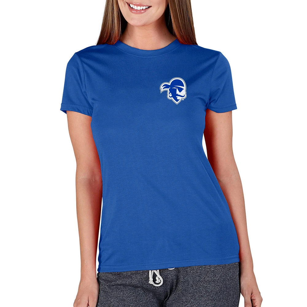 Women's Concepts Sport Royal Seton Hall Pirates Marathon Knit Top