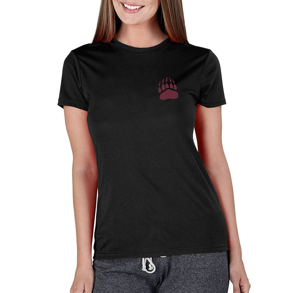 Women's Concepts Sport Black Montana Grizzlies Marathon Knit Top