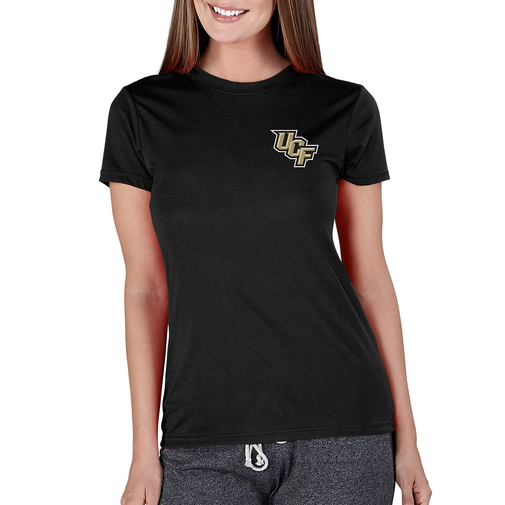 Women's Concepts Sport Black UCF Knights Marathon Knit Top