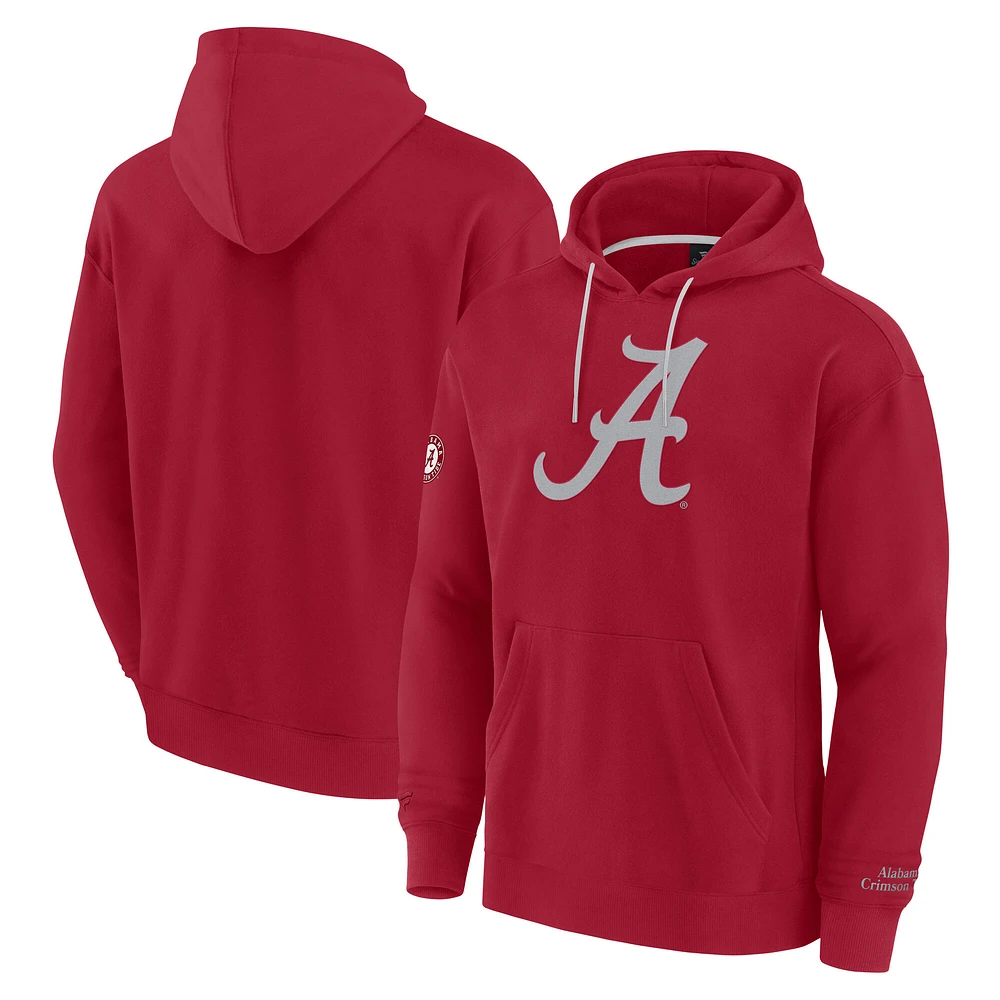 Men's Fanatics Crimson Alabama Tide Elements Pace Pullover Hoodie