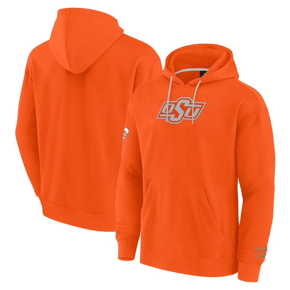 Men's Fanatics Orange Oklahoma State Cowboys Elements Pace Pullover Hoodie