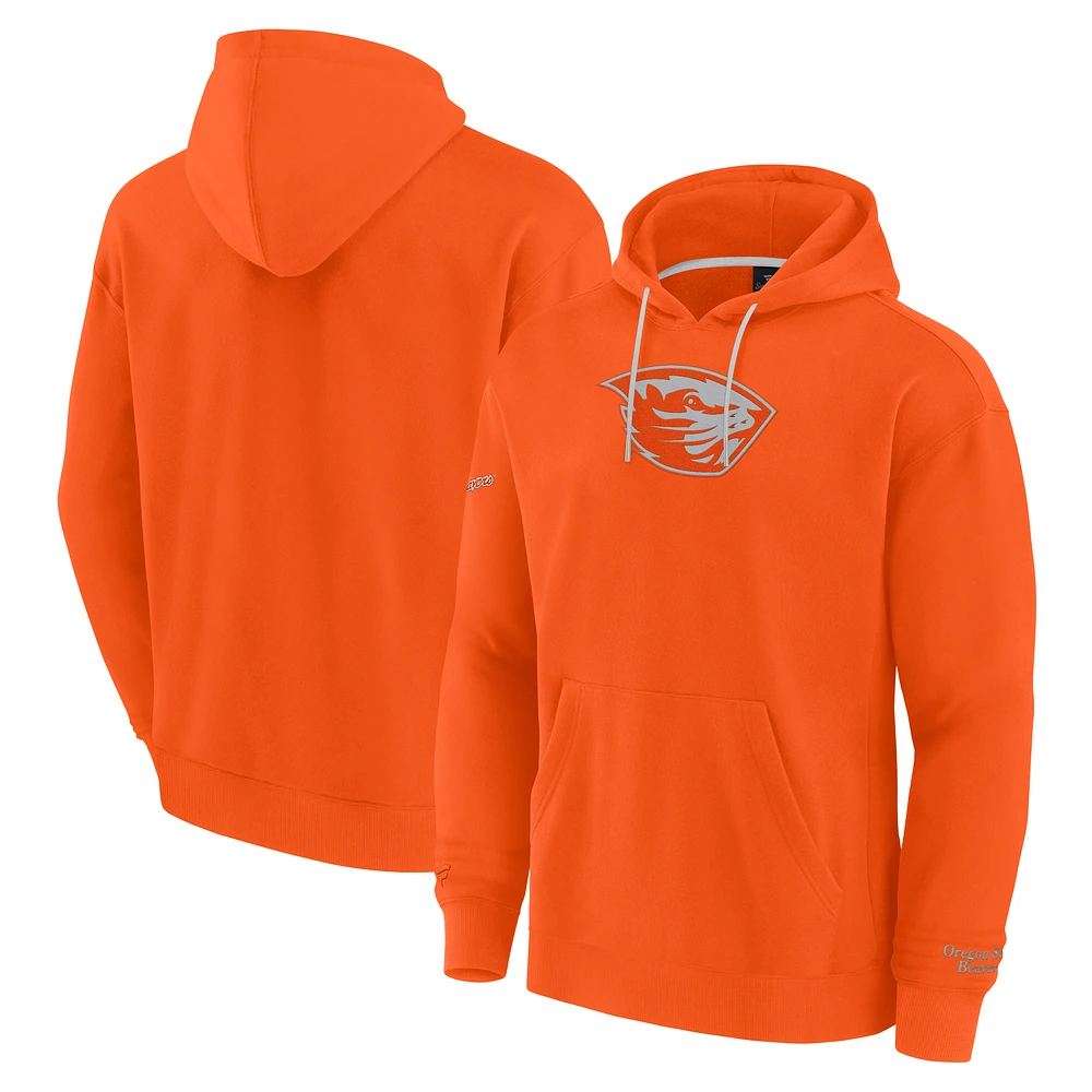 Men's Fanatics Orange Oregon State Beavers Elements Pace Pullover Hoodie