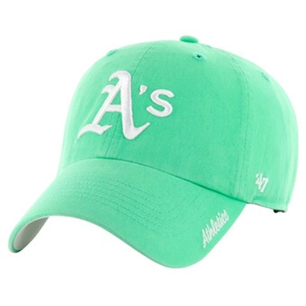 Women's '47 Green Athletics Luminance Cheer Clean Up Adjustable Hat