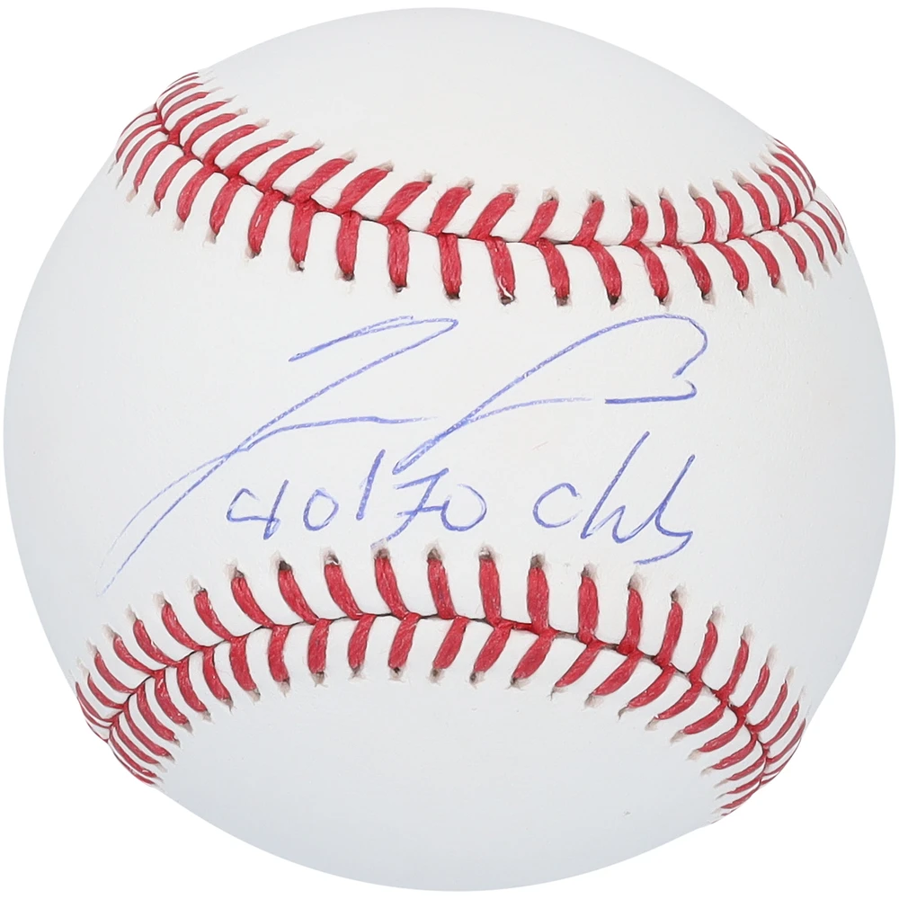 Ronald Acuña Jr. Atlanta Braves Autographed Baseball with "40/70 Club" Inscription