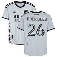 Rodrigues San Jose Earthquakes Autographed Match-Used #26 Gray Jersey from the 2023 MLS Season