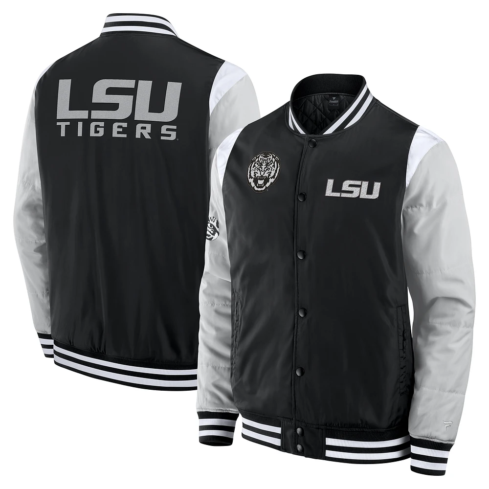 Men's Fanatics Black LSU Tigers Elements Elite Full-Snap Jacket