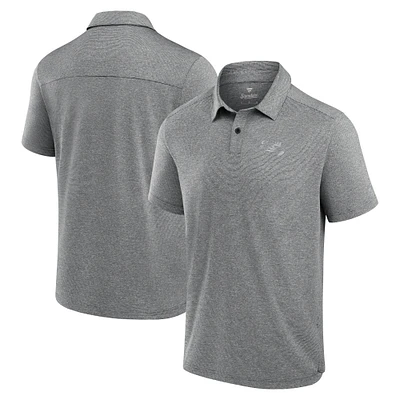 Men's Fanatics Charcoal LSU Tigers Performance Polo