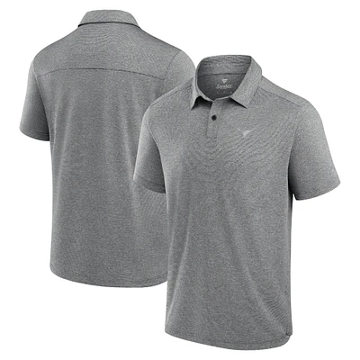Men's Fanatics Charcoal Texas Longhorns Performance Polo