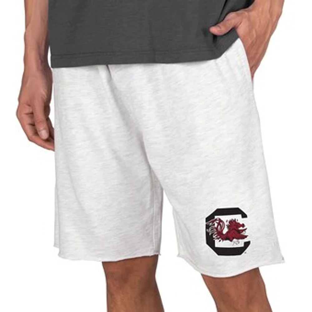 Men's Concepts Sport Oatmeal South Carolina Gamecocks Mainstream Tri-Blend Shorts