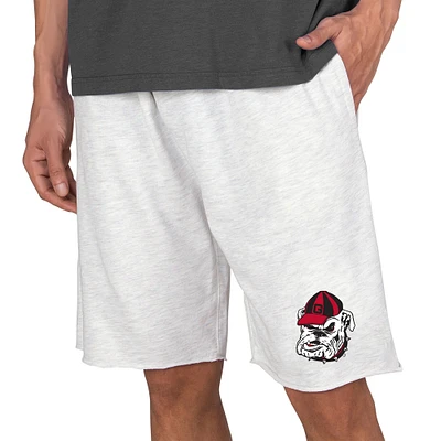 Men's Concepts Sport Oatmeal Georgia Bulldogs Mainstream Tri-Blend Shorts