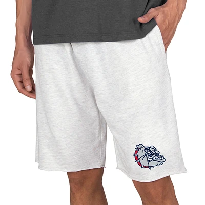 Men's Concepts Sport Oatmeal Gonzaga Bulldogs Mainstream Tri-Blend Shorts
