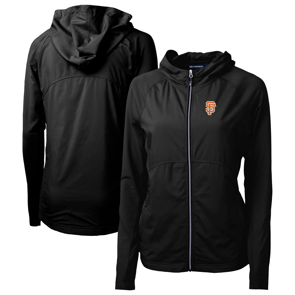 Women's Cutter & Buck San Francisco Giants City Connect Adapt Eco Knit Hybrid Recycled Full-Zip Hoodie