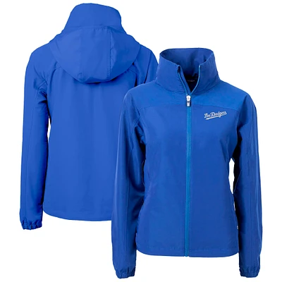 Women's Cutter & Buck Royal Los Angeles Dodgers City Connect Charter Eco Recycled Full-Zip Jacket