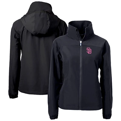 Women's Cutter & Buck San Diego Padres City Connect Charter Eco Recycled Full-Zip Jacket