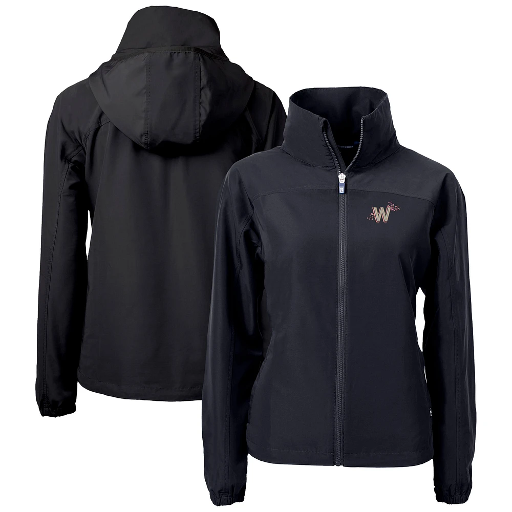 Women's Cutter & Buck Washington Nationals City Connect Charter Eco Recycled Full-Zip Jacket