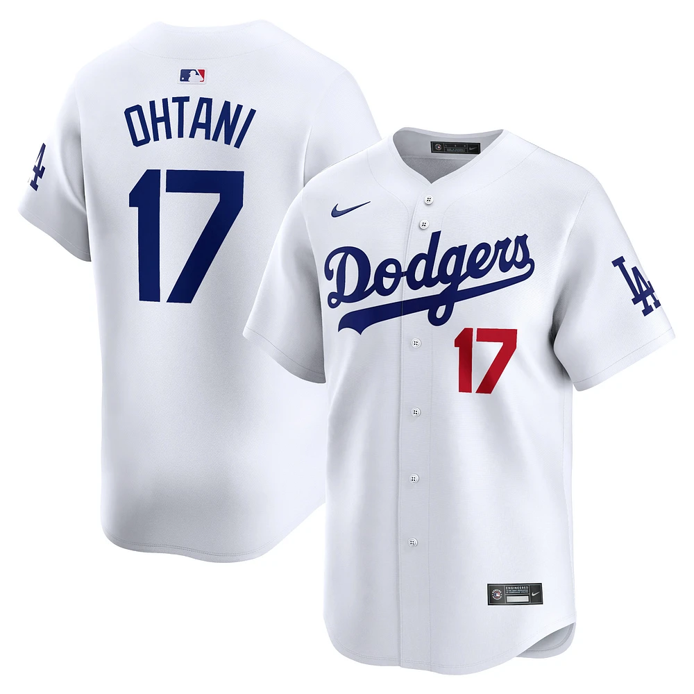 Men's Nike Shohei Ohtani White Los Angeles Dodgers Home Limited Player Jersey