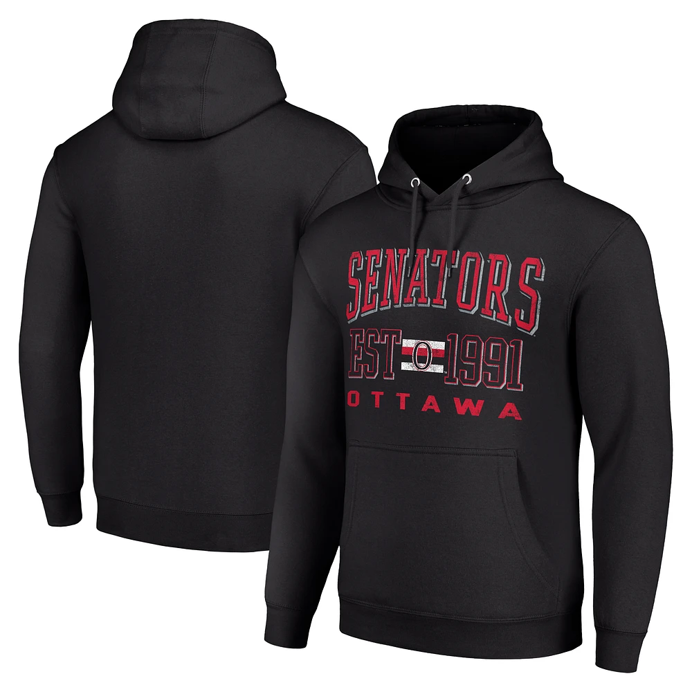 Men's Starter Ottawa Senators Retro Graphic Pullover Hoodie