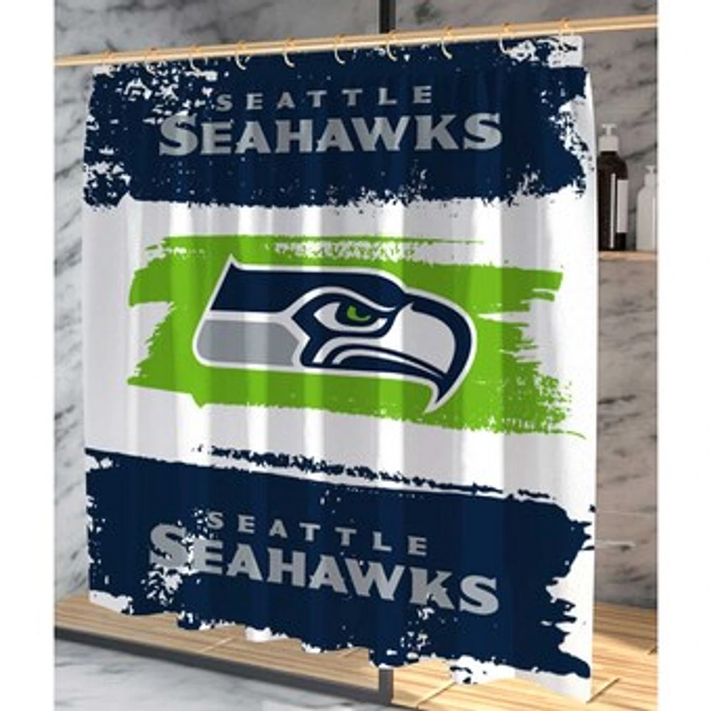 Pegasus Seattle Seahawks Shower Curtain & Bath Mat Set