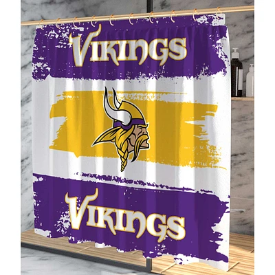 Pegasus Minnesota Vikings Shower Curtain & Bath Mat Set