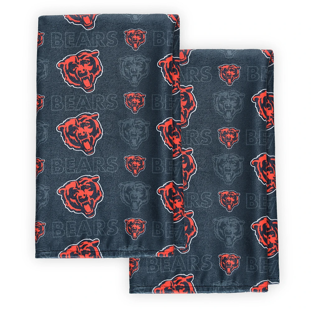Pegasus Chicago Bears Two-Pack Repeat Logo Dish Towel Set