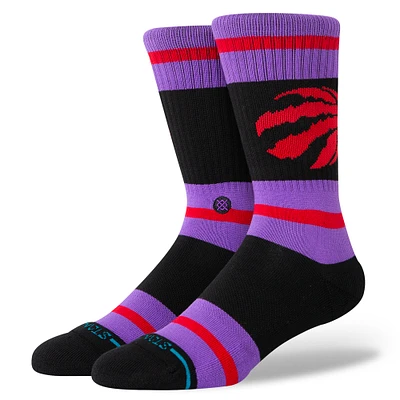 Unisex Stance Toronto Raptors Prep Stripe Crew Sock